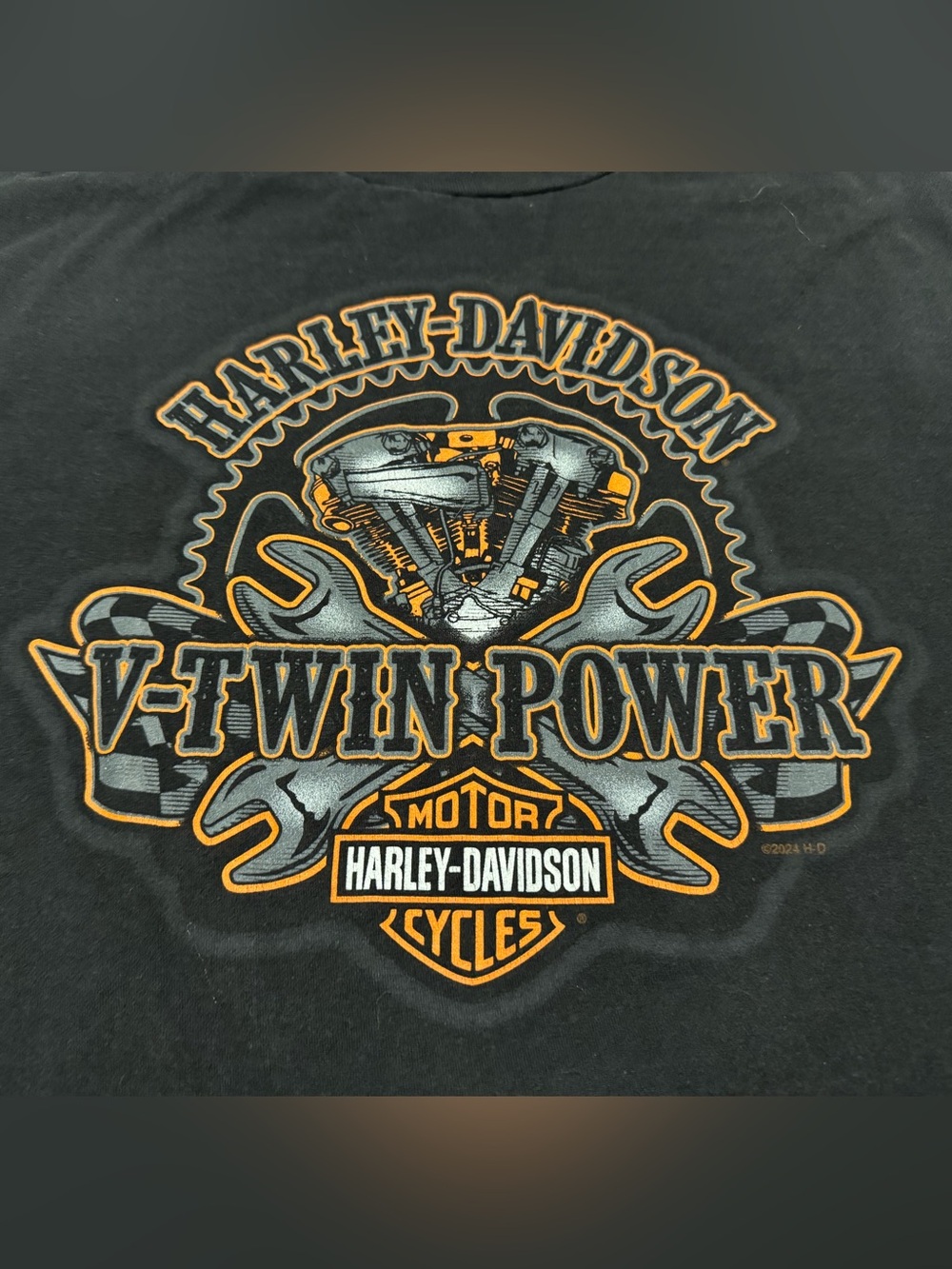 Harley-Davidson Men's V-Twin Power Black T-shirt Colorado Men’s Size 2XL